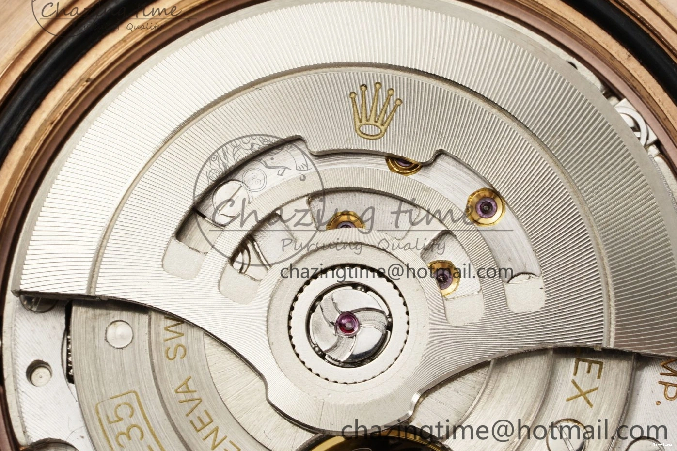 MiroTime 0213 RelaxedFit Yacht-Master 126655 RG APSF Best Edition Black Dial on Black Rubber Strap A 1949